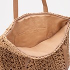 Сумка женская без застёжки, цвет бежевый 7532408