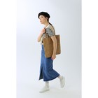 Сумка женская без застёжки, цвет бежевый 7532408