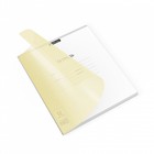 Тетрадь 12 листов в клетку, Erich Krause CoverPrо Pastel, жёлтая, с пластиковой обложкой, блок офсет, белизна 100% - Фото 2