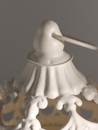 Металлический подсвечник-фонарь на 1 свечу «Ажурная беседка», белый, 12.5×12.5×21 см 7373218