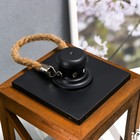 Подсвечник-фонарь на 1 свечу «Шале», набор 2 шт., дерево, стекло, 21×21×38 см; 16×16×26 см 7373231 - фото 16359427