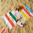 Полотенце пляжное Этель "Girls wanna have sun" 70*140 см,100%п/э,250гр/м2, - фото 41434836