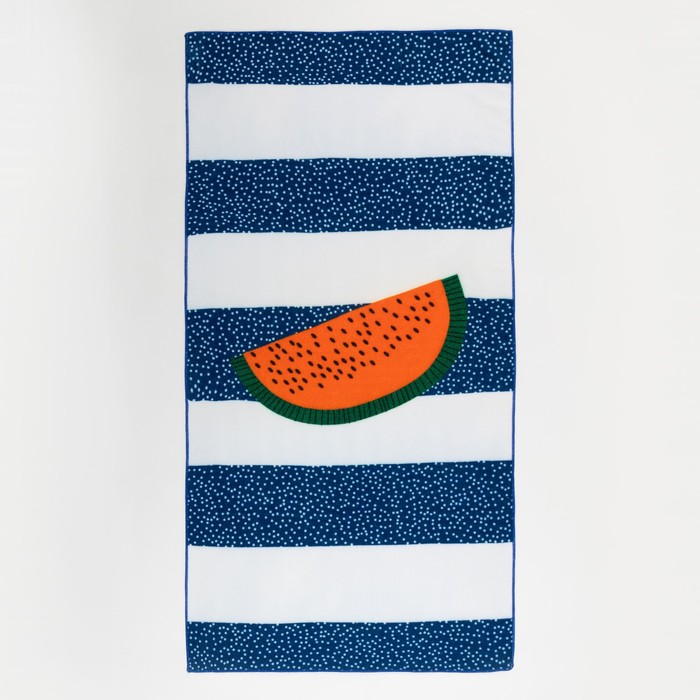 Полотенце пляжное Этель "Watermelon" 70*140 см,100%п/э, 250гр/м2, - фото 1898598097