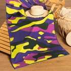 Полотенце пляжное Этель "Purple khaki" 70*140 см,100%п/э, 250гр/м2, - фото 319806099