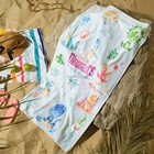 Полотенце пляжное Этель "Динозаврики" 75*140 см, микрофибра, 100% п/э, 230 гр/м2 - Фото 6