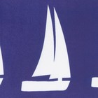 Полотенце пляжное Этель "Парусники" 75*140 см, микрофибра, 100% п/э, 230 гр/м2 - фото 23849966