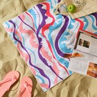 Полотенце пляжное «Этель. Волны» 75×140 см, микрофибра - Фото 6