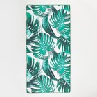Полотенце пляжное Этель "Листья" 75*140 см, микрофибра, 100% п/э, 230 гр/м2 - фото 24197387