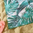 Полотенце пляжное Этель "Листья" 75*140 см, микрофибра, 100% п/э, 230 гр/м2 - фото 24197393