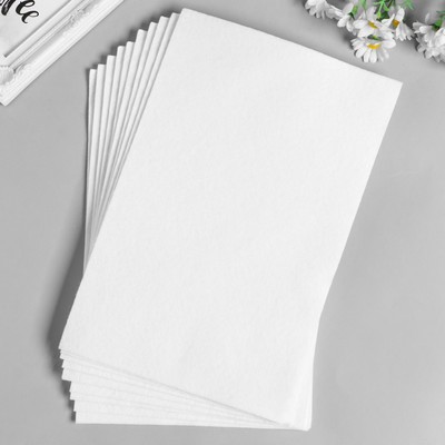 Фетр мягкий 2мм 20х30 см цв.660 белый