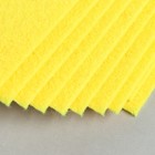 Фетр  жесткий  2мм 20х30 см цв.643 желтый (комплект 10 шт) - фото 21508173