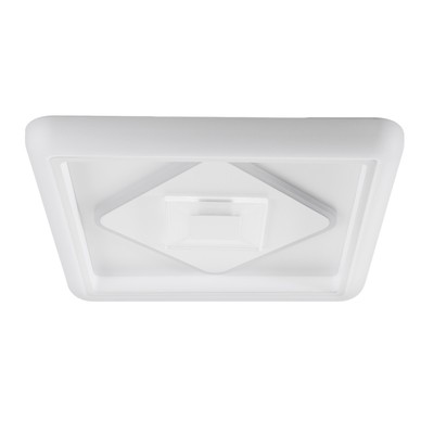 Светильник с ПДУ 1887/1 LED 89 Вт диммер белый 46×46×7 см BayerLux