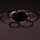 Люстра с ПДУ 1899/6 LED 140Вт диммер серый 58х58х10 см BayerLux - фото 38936127