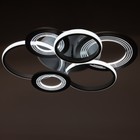 Люстра с ПДУ 1899/6 LED 140Вт диммер серый 58х58х10 см BayerLux - фото 38936123