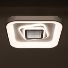 Люстра с ПДУ 1906/1 LED 110Вт диммер белый 48х48х9 см BayerLux 6908554