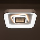Люстра с ПДУ 1906/1 LED 110Вт диммер белый 48х48х9 см BayerLux 6908554