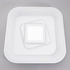 Люстра с ПДУ 1906/1 LED 110Вт диммер белый 48х48х9 см BayerLux 6908554