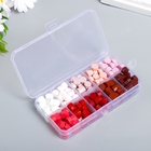 Набор сургуча "От розового до красного" матовый 10 цветов 12,7х6,5х2 см - фото 26855880