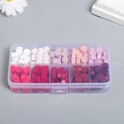 Набор сургуча "От розового до красного" матовый 10 цветов 12,7х6,5х2 см - фото 26855882