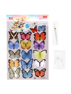 Часы настенные интерьерные «Бабочки», с маятником, плавный ход, 35×51 см - Фото 8