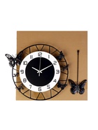 Часы настенные интерьерные «Бабочки», с маятником, плавный ход, 35×51 см - Фото 9