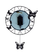 Часы настенные интерьерные «Бабочки», с маятником, плавный ход, 35×51 см - Фото 6