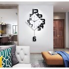 Часы настенные интерьерные «Асимметрия», серия: Маятник, бесшумные, плавный ход, 34×64 см, от батарейки 1хАА - Фото 2