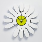 Часы настенные "Ромашка", плавный ход, d=39 см, 1 АА - фото 6555185