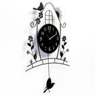 Часы настенные, серия: Маятник, "Домик", плавный ход, 46 х 72 см - фото 6555201