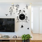 Часы настенные интерьерные, с маятником «Домик», плавный ход, 46×72 см, чёрные - Фото 4