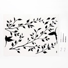 Часы настенные интерьерные, с маятником «Домик», плавный ход, 46×72 см, чёрные - Фото 3