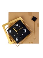 Часы настенные интерьерные «Геометрия», с маятником, плавный ход, 40×53 см - Фото 8