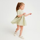 Платье для девочки MINAKU: Cotton Collection цвет зеленый, рост 104 - Фото 2
