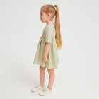 Платье для девочки MINAKU: Cotton Collection цвет зеленый, рост 104 - Фото 4