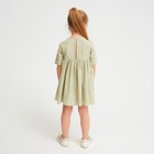 Платье для девочки MINAKU: Cotton Collection цвет зеленый, рост 104 - Фото 5