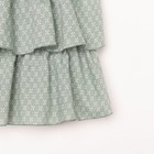 Топ для девочки MINAKU: Cotton Collection цвет оливковый, рост 140 - Фото 6