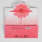 Пакет подарочный, упаковка, «Flower», 25 х 26 х 10 см - Фото 4
