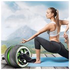 Ролик для пресса ONLYTOP, 40×19×19 см, с ковриком, синий - Фото 5