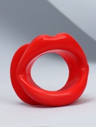 Тренажёр для мышц лица «Губки», 7.3×7.5 см, красный - Фото 2