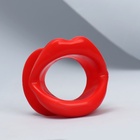 Тренажёр для мышц лица «Губки», 7.3×7.5 см, красный - Фото 3