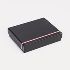 Портмоне мужское на кнопке для автодокументов и паспорта, цвет чёрный 7751966