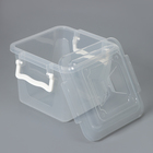 Контейнер для хранения Альтернатива, 4 л, 19.5×19.5×17.5 см, с крышкой, пластик, прозрачный - Фото 3