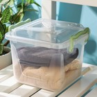 Контейнер для хранения Альтернатива, 4 л, 19.5×19.5×17.5 см, с крышкой, пластик, прозрачный - Фото 6