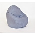 Кресло-мешок «Стади», размер 80x130 см, рогожка, серый - Фото 3