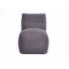 Кресло модульное бескаркасное «Комфорт», размер 80x55x75 см, велюр, графит - Фото 1