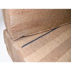 Бескаркасное кресло-кровать «Окта», размер 75x100x75 см, рогожка, коричневая полоса - Фото 4