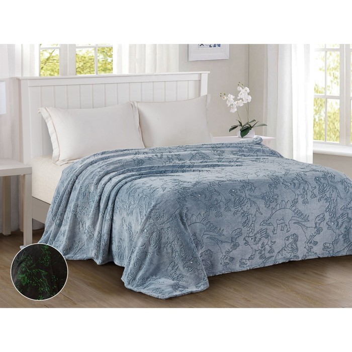 Плед 1.5 сп «Бамбук неон», размер 150x200 см - Фото 1