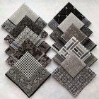 Комплект носовых платков (10шт.) мужской 28х28 рис.580-2/микс хл100% - Фото 1