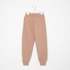 Брюки для девочки, цвет бежевый, рост 86 см - фото 53930110