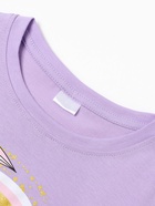 Футболка для девочки KAFTAN: Unicorn, лиловая, размер 28 (86-92 см) - Фото 6